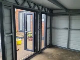Interior view of a Nucrete Prestige steel-framed building