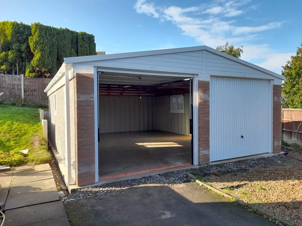 What is the cheapest way to build a double garage?
