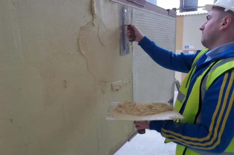Can you render a concrete garage?